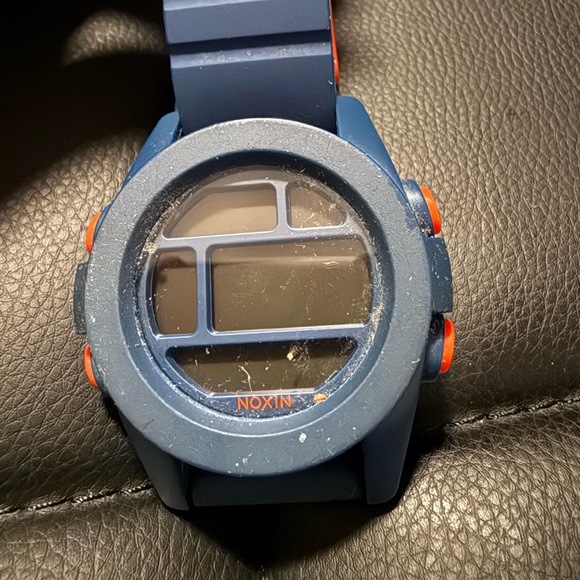 Nixon Blue and Red Smartwatch Case - Picture 3 of 3